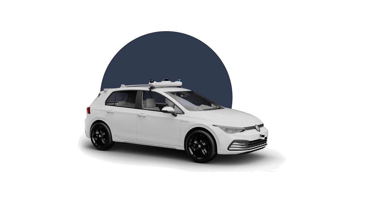 Research vehicle with a sensor roof mount